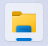 A screenshot of the File Explorer icon, a small manila folder